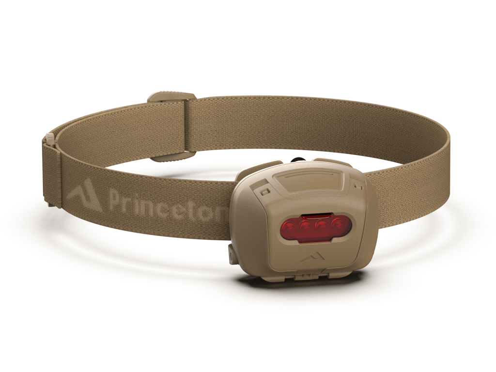 Princeton Tec Quad Tactical Headlamp tan