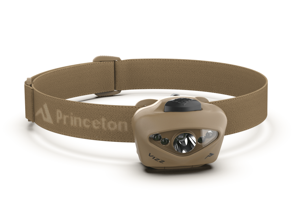 Princeton Tec Vizz Tactical Headlamp tan
