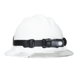 Princeton Tec Snap Industrial Magnetic Light kit on hardhat