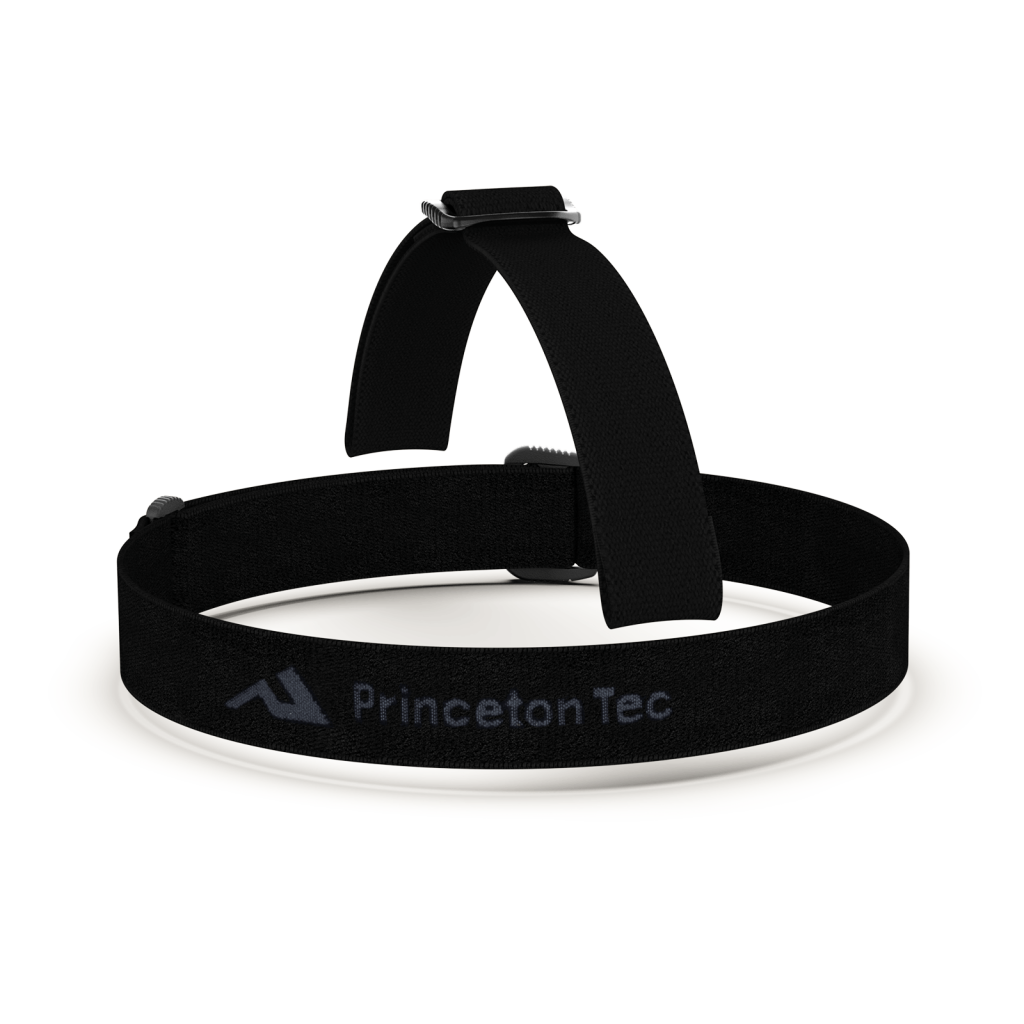 Princeton Tec Apex Black 1" head and crown headlamp strap