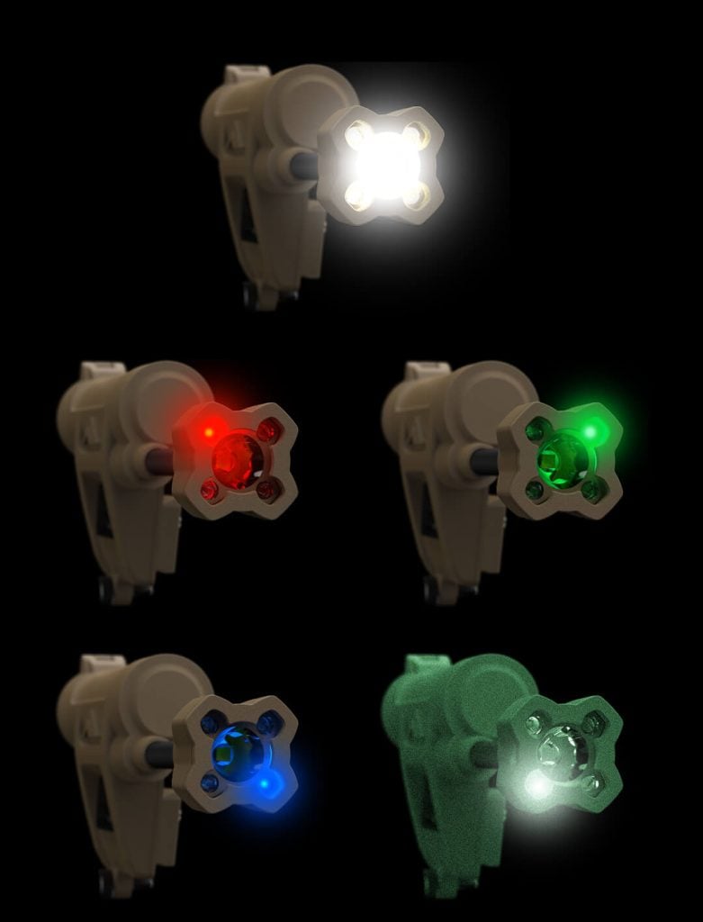 W, R, G, B & IR Modes
